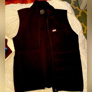 Figs on shift fleece vest